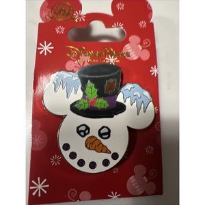 2014 Snowman Mickey Christmas Holiday Disney Pin